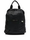 Agnès B. Logo-print Backpack In Black