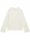 Agnès B. Logo-embroidered Sweatshirt In Neutrals