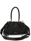 Agnès B. Logo-print Drawstring Crossbody Bag In Black