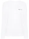 Agnès B. Logo Print Sweatshirt In White