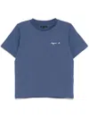 Agnès B. Logo-print T-shirt In Blue