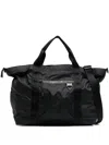 Agnès B. Logo-print Tote Bag In Black