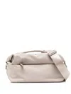 Agnès B. Logo-stud Crossbody Bag In Neutrals