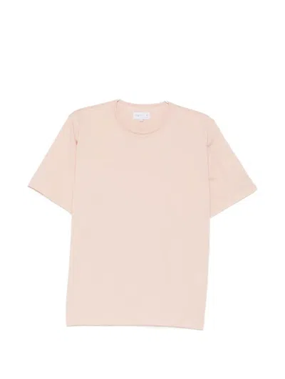 Agnès B. Logo-embroidered T-shirt In Neutral
