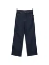 Agnès B. Logo-patch Jeans In Blue