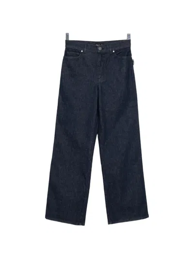 Agnès B. Logo-patch Jeans In Blue