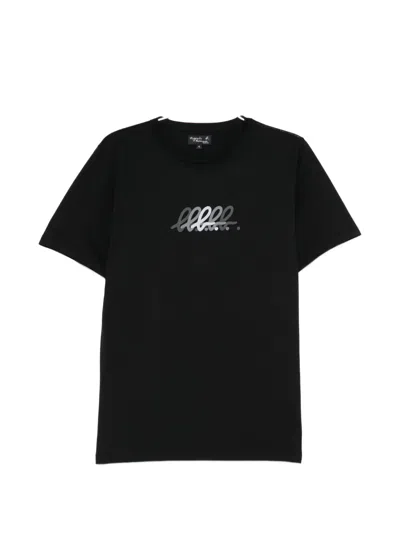 Agnès B. Logo-print T-shirt In Black