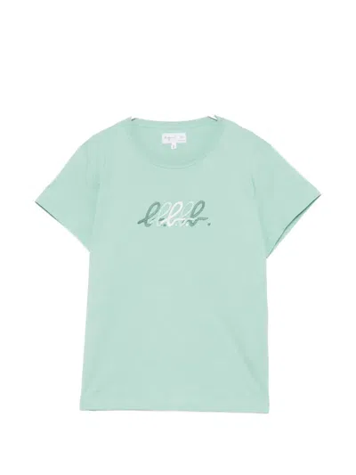 Agnès B. Logo-print T-shirt In Blue