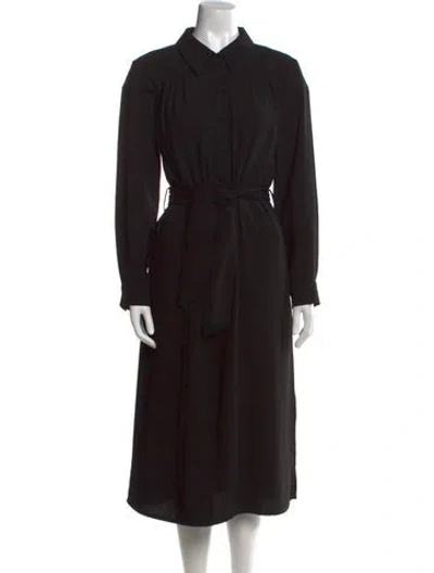 Pre-owned Agnès B. Long Dress In Black