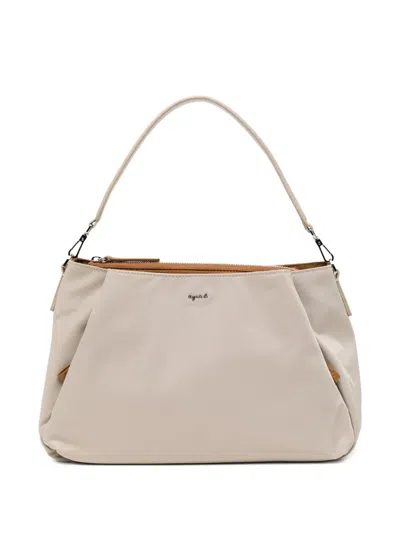 Agnès B. Medium Origami Tote Bag In Purple