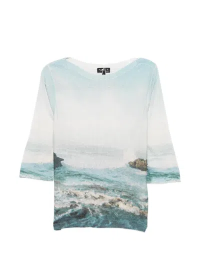 Agnès B. Mer Sweater In Blue