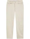 Agnès B. Mid-rise Cropped Trousers In Neutrals