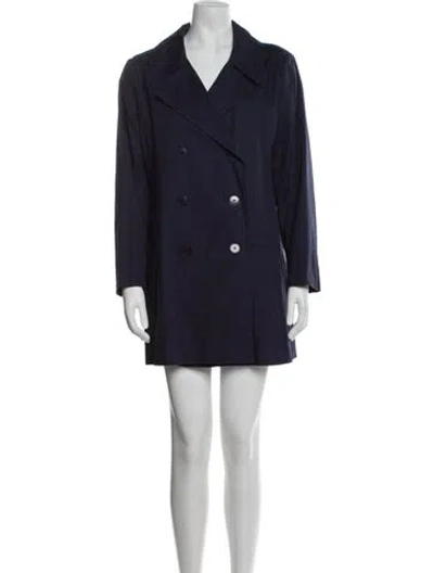 Pre-owned Agnès B. Mini Dress In Blue