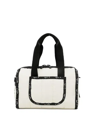 Agnès B. Monaco Tote Bag In Neutral