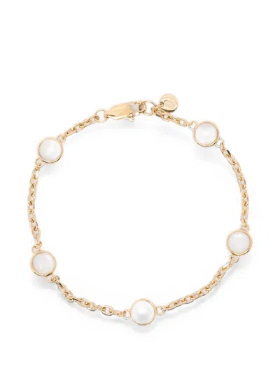 Agnès B. Mother Of Pearl Bracelet In Yellow