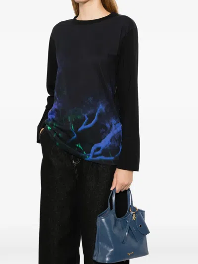 Agnès B. Nathalie Tote Bag In Blue
