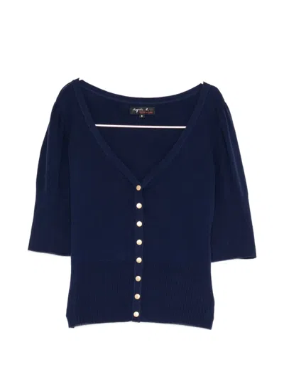 Agnès B. Nora Top In Blue