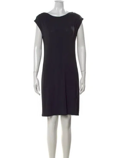 Pre-owned Agnès B. Nylon Knee-length Dress In Black