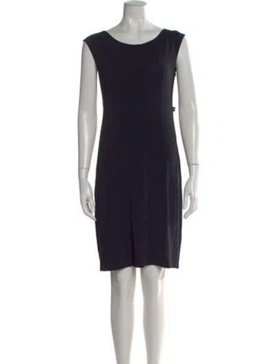 Pre-owned Agnès B. Nylon Mini Dress In Green