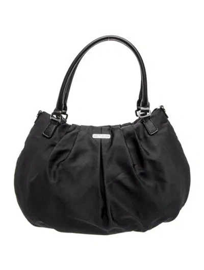 Pre-owned Agnès B. Nylon Shoulder Bag In Black