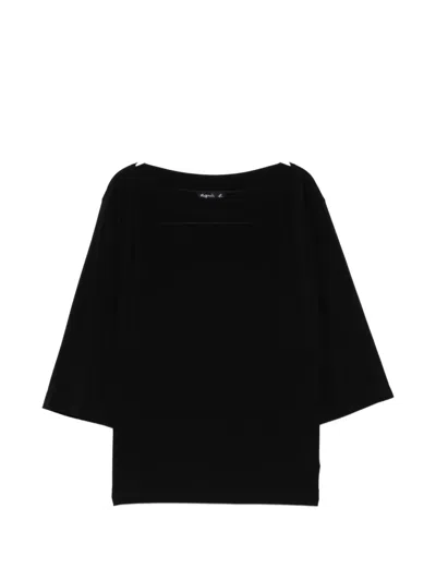Agnès B. Oceania T-shirt In Black