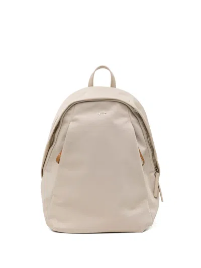 Agnès B. Origami Backpack In Brown