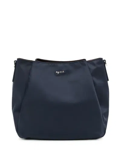 Agnès B. Origami Tote Bag In Blue