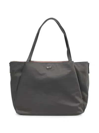 Agnès B. Origami Tote Bag In White