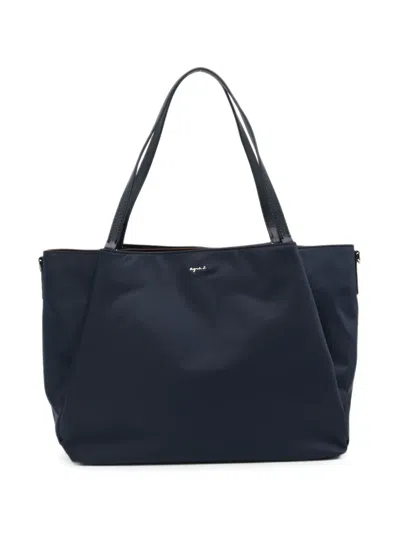 Agnès B. Origami Tote Bag In White