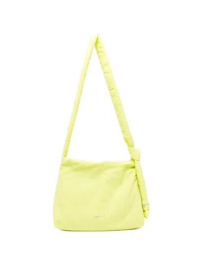 Agnès B. Padded Shoulder Bag In Yellow
