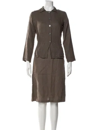 Pre-owned Agnès B. Pant Set In Neutral