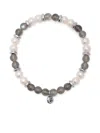 Agnès B. Pearl Bead Bracelet In White