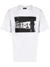 Agnès B. Photograph-print Crew-neck T-shirt In Grey