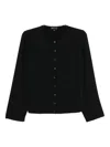 Agnès B. Press-stud Blouse In Black