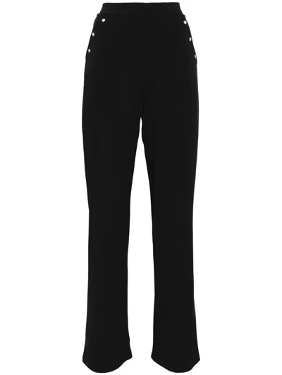 Agnès B. Press-stud Sailor Trousers In Black