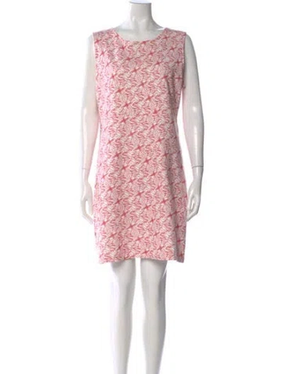 Pre-owned Agnès B. Printed Mini Dress In Multi