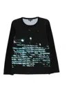Agnès B. Printed T-shirt In Black