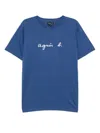 Agnès B. Printed T-shirt In Blue