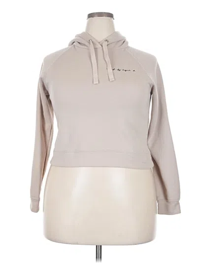 Pre-owned Agnès B. Pullover Hoodie In Tan