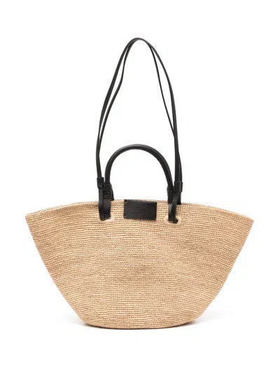 Agnès B. Raffia Tote Bag