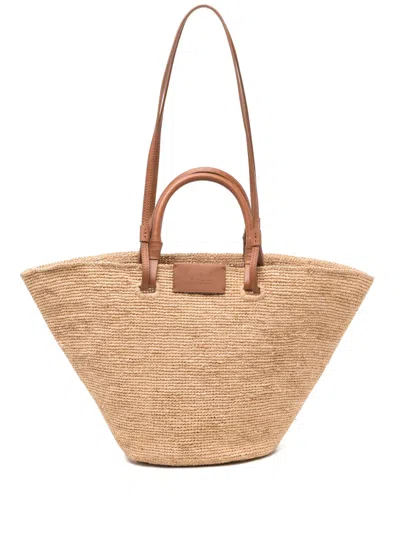 Agnès B. Raffia Tote Bag