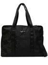 Agnès B. Rectangular Logo-print Luggage In Black
