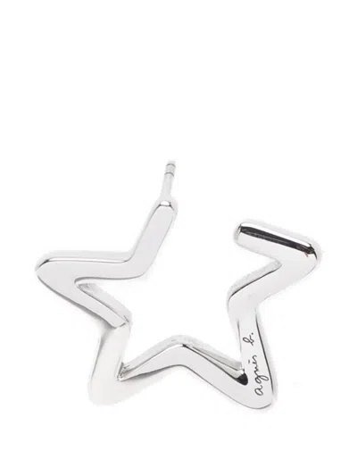 Agnès B. Rock Star Earrings In Metallic