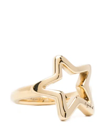 Agnès B. Rock Star Ring In Gold