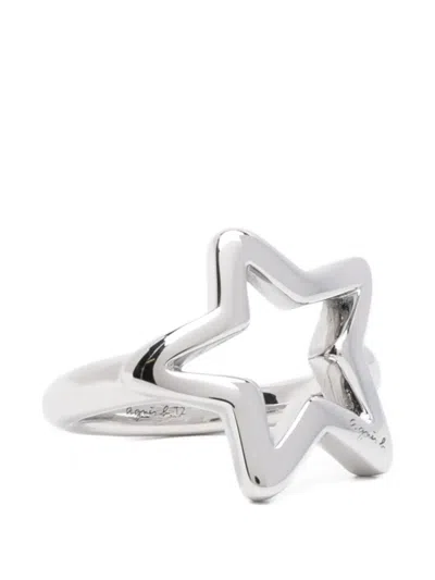 Agnès B. Rock Star Ring In Metallic