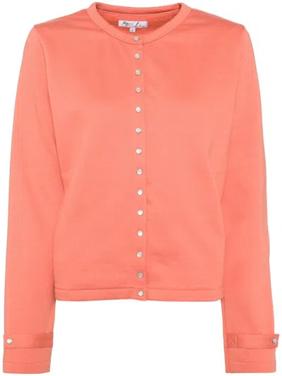 Agnès B. Rosan Cardigan In Orange