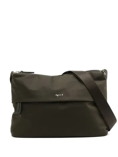 Agnès B. Round-shape Crossbody Bag In Green