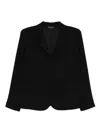 Agnès B. Single-breasted Blazer In Black