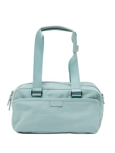 Agnès B. Small Boston Tote Bag In Blue