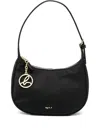 Agnès B. Small Logo-plaque Shoulder Bag In Black